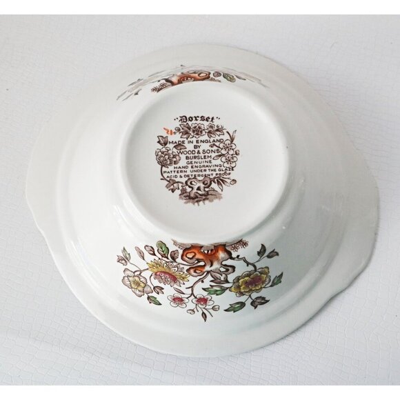 Vintage Wood & Sons DORSET Burslem Casserole Dish & Platter - Picture 8 of 10